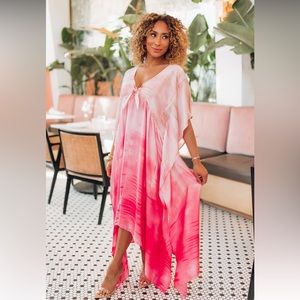 Buddy Love MAMIE CAFTAN MAXI DRESS - BELLINI, SMALL/MEDIUM